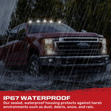 Recon Accessories Roof Marker Light (MPN: 264342BKHPWH)