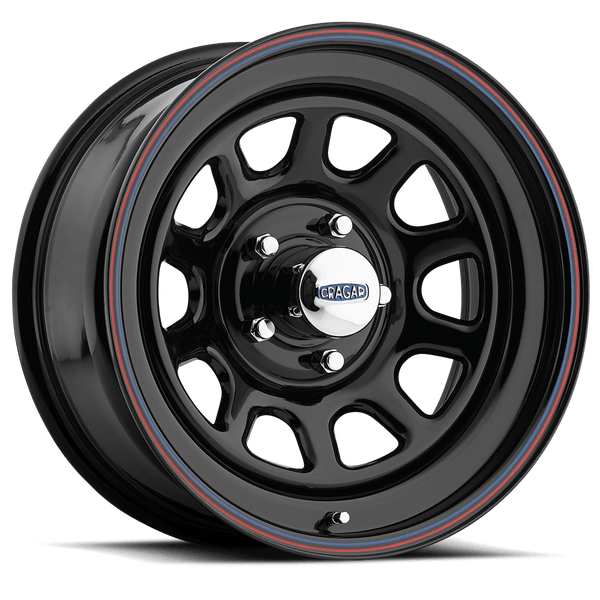 Cragar Black D Window 342 Wheel (MPN: 1527507565B)