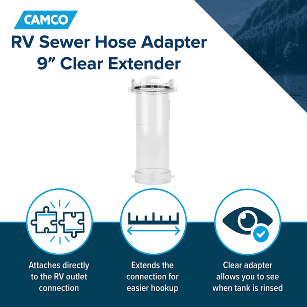 Camco Sewer Hose Connector (MPN: 39592)