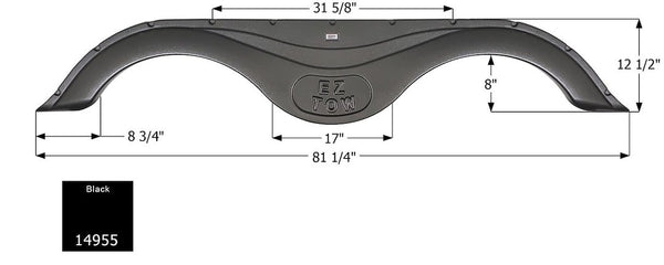 Icon Fender Skirt For Tandem Axle RVs (MPN: 14955)