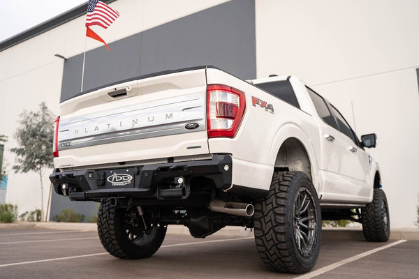 Black Label Ford F-150 Rear Bumper (MPN: R19020NA0103)