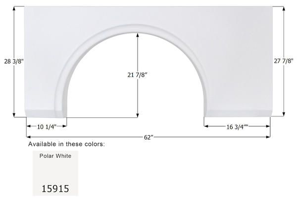 Icon Fender Skirt for Fleetwood Models (MPN: 15915)