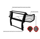Black Horse Grille Guard Kit (MPN: 17T80202MA-PLR)