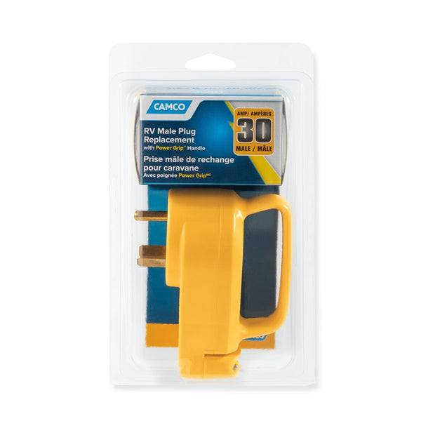 Camco 30 Amp Power Grip Replacement Plug (MPN: 55245)