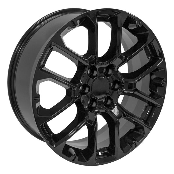 OE Wheels CV67 Gloss Black Aluminum Wheel (MPN: CV67-22090-6550-28B)