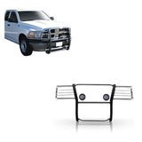 Black Horse Offroad Grille Guard Kit (MPN: 17DG109MSS-PLFB)