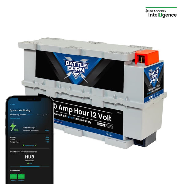 Battle Born 12 Volt GC3 Smart Lithium Deep Cycle Battery (MPN: BBGC3I)