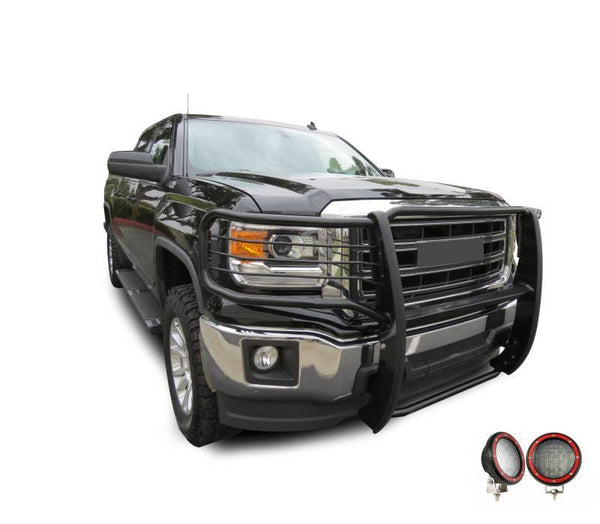 Black Horse Grille Guard Kit (MPN: 17GS12MA-PLFR)