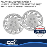 Coast To Coast 15 Inch Wheel Cover Set (MPN: IWC11815S)