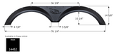 Icon Fender Skirt for Tandem Axle RVs (MPN: 14452)