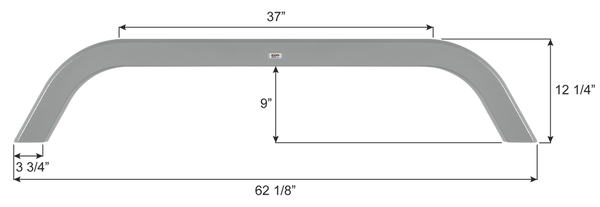 Icon Fender Skirt for Tandem Axle RVs (MPN: 16289)