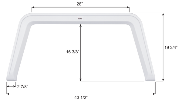 Icon Fender Skirt for Vanguard Motorhomes (MPN: 15636)