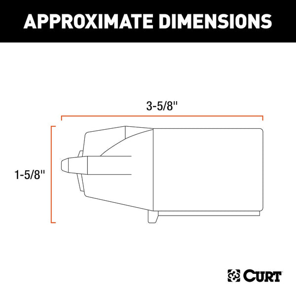 CURT 7-Way Trailer Wiring Connector (MPN: 58141)