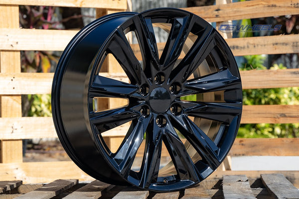 OE Wheels CA91 Gloss Black Wheel (MPN: CA91-24100-6550-28B)