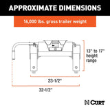CURT E16 Fifth Wheel Trailer Hitch (MPN: 16115)
