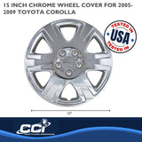 Coast To Coast 15 Inch Wheel Cover Set (MPN: IWC42215C)
