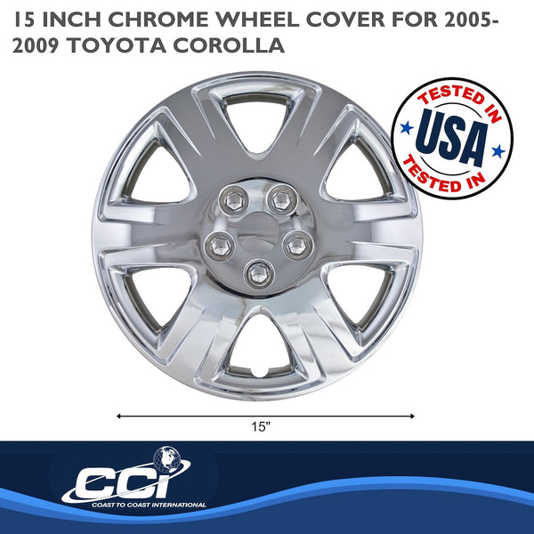 Coast To Coast 15 Inch Wheel Cover Set (MPN: IWC42215C)
