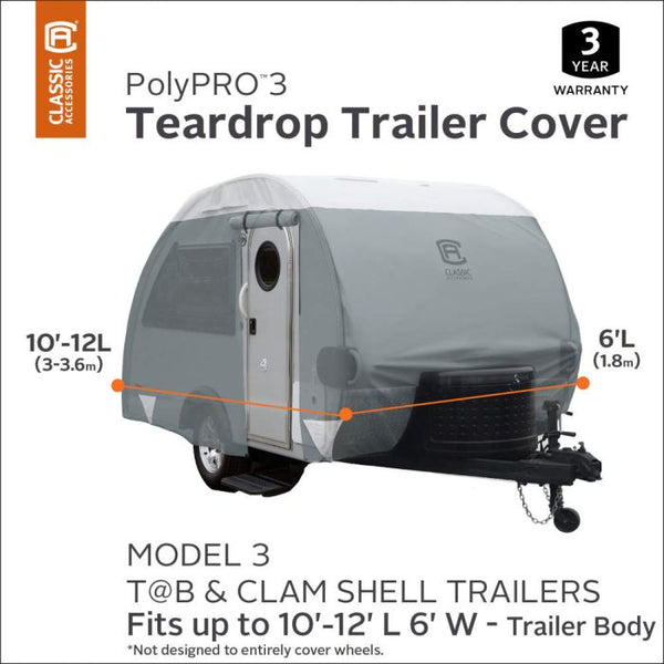Classic Accessories Micro Trailer Cover (MPN: 80-298-163101-RT)