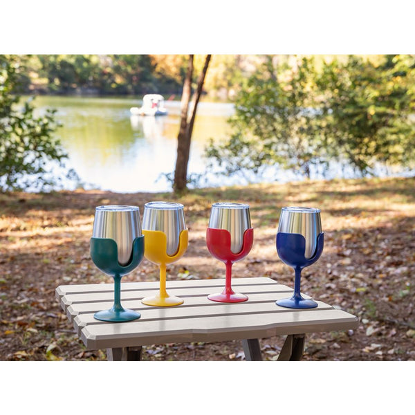 Camco Life Is Better At The Campsite Wine Tumblers (MPN: 53465)