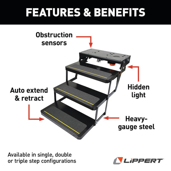 Lippert Components Kwikee 25 Series Electric Step (MPN: 3658373)