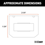 Curt Trailer Wiring Connector Mounting Bracket (MPN: 58303)