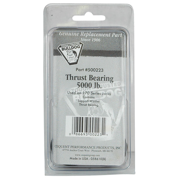 Fulton Trailer Tongue Jack Thrust Bearing (MPN: 500223)