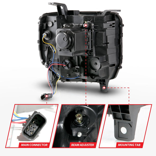 AnzoUSA Headlight Assembly (MPN: 111450)