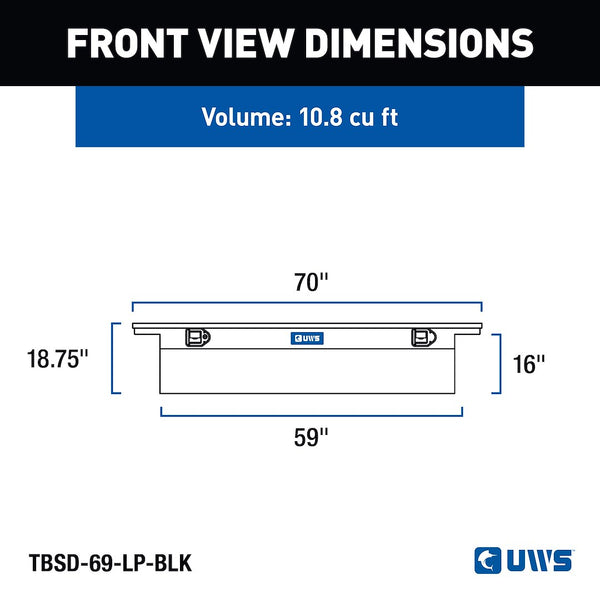 UWS Crossover Deep Low Profile Tool Box (MPN: EC10802)