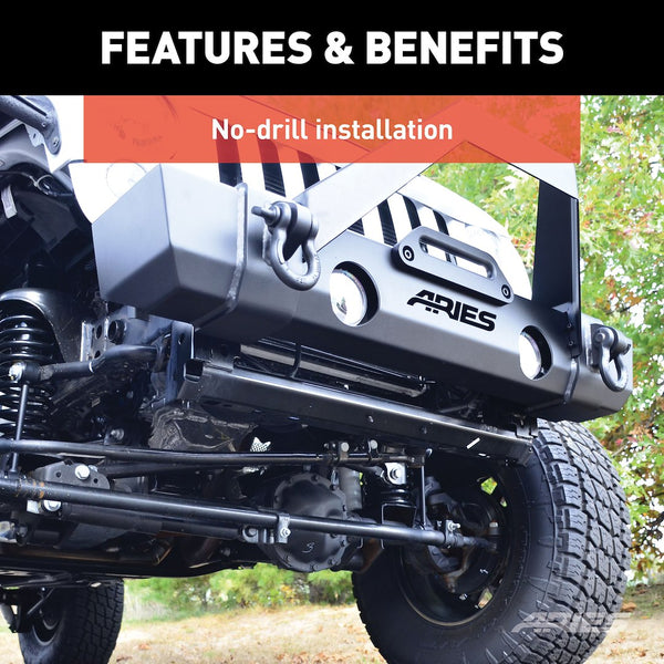 Aries TrailCrusher Jeep Bumper (MPN: 2156000)