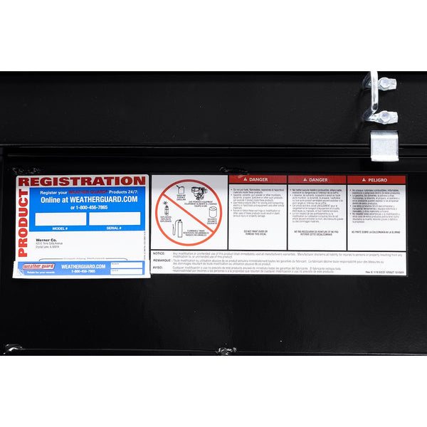 Weather Guard Crossover Low Profile Tool Box (MPN: 131-5-04)