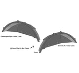 Black Horse Off Road Inner Fender Set (MPN: TFFJL4)