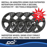 Coast To Coast Impostor Wheel Skin (MPN: IWCIMP371BLK)