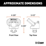 Trailer Safety Chain Anchor for Ram Puck System (MPN: 60617)