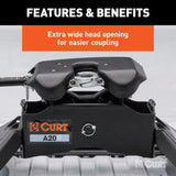 CURT A20 Fifth Wheel Trailer Hitch (MPN: 16140)