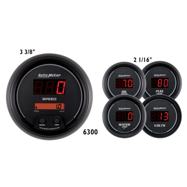AutoMeter Sport-Comp Digital Gauge Set (MPN: 6300)