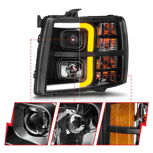 AnzoUSA Headlight Assembly (MPN: 111545)