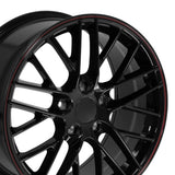 OE Wheels CV08B Gloss Black Wheel (MPN: CV08B-18085-5475-56BR)
