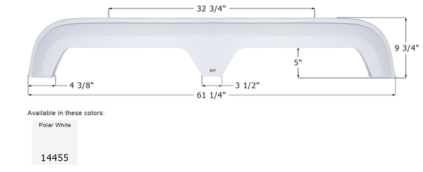 Icon Fender Skirt for Tandem Axle RVs (MPN: 14455)