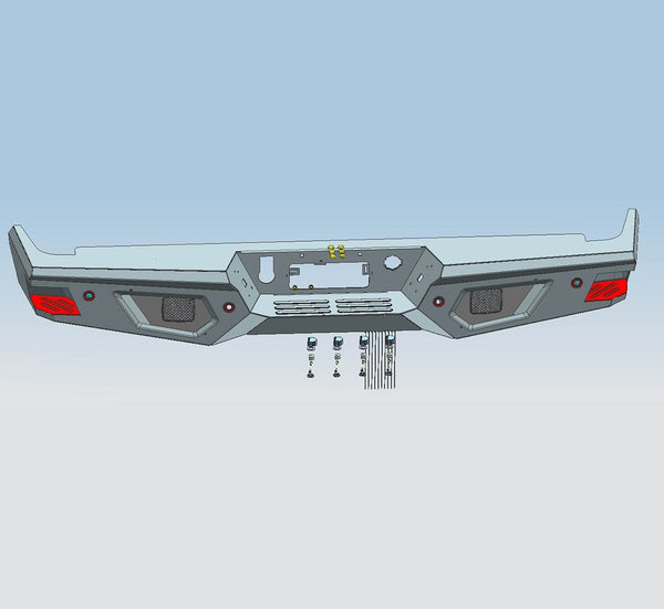 Black Horse Offroad Bumper With Cube Light Mounts (MPN: ARB-SI25-20)