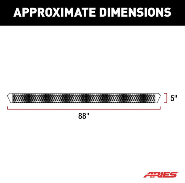 Aries SlimGrip Running Board Component (MPN: 216088)