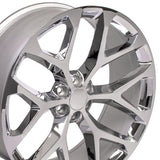 OE Wheels CV98B Chrome Plated Wheel (MPN: CV98B-26100-6550-24C)