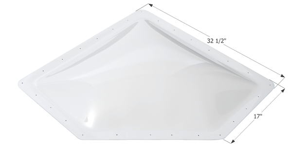Icon Skylight 4 Inch High Bubble Dome (MPN: 12199)