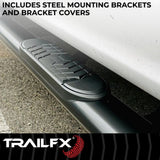 TrailFX 5 Inch Oval Straight Nerf Bar (MPN: A7029B)