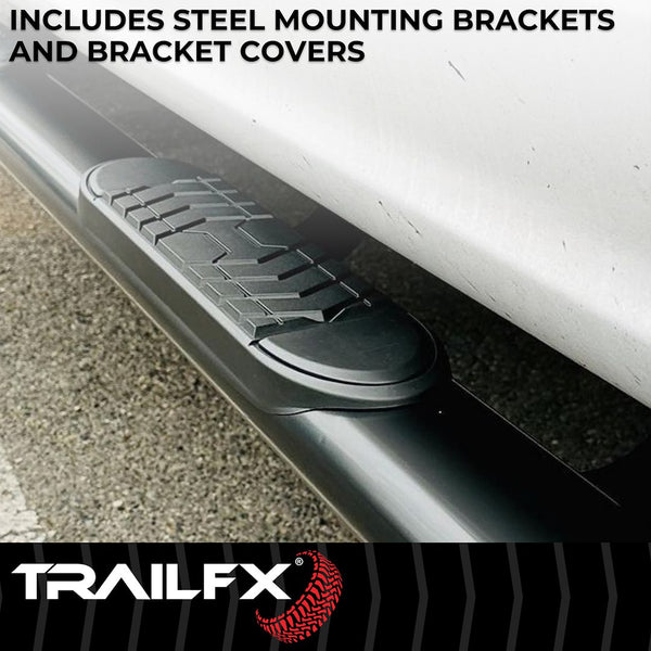 TrailFX 5 Inch Oval Straight Nerf Bar (MPN: A7029B)