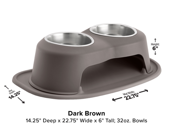 Weathertech Double High Pet Dish (MPN: DHC3206DBDB)