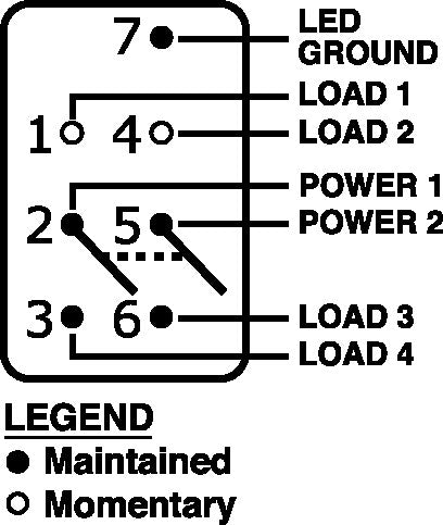 Multi Purpose Switch by Blue Sea (MPN: 8289-BSS)