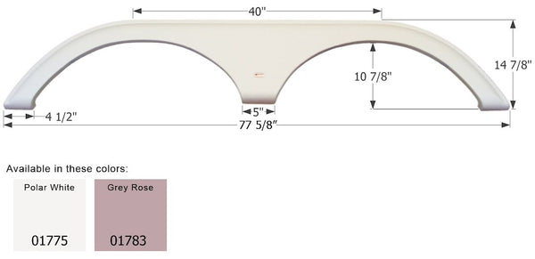 Icon Fender Skirt for Thor Citation Models (MPN: 01783)