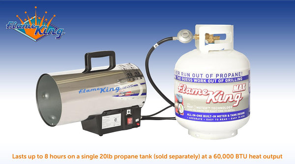 Flame King Portable LP Gas Heater Blower (MPN: YSN-AD018)