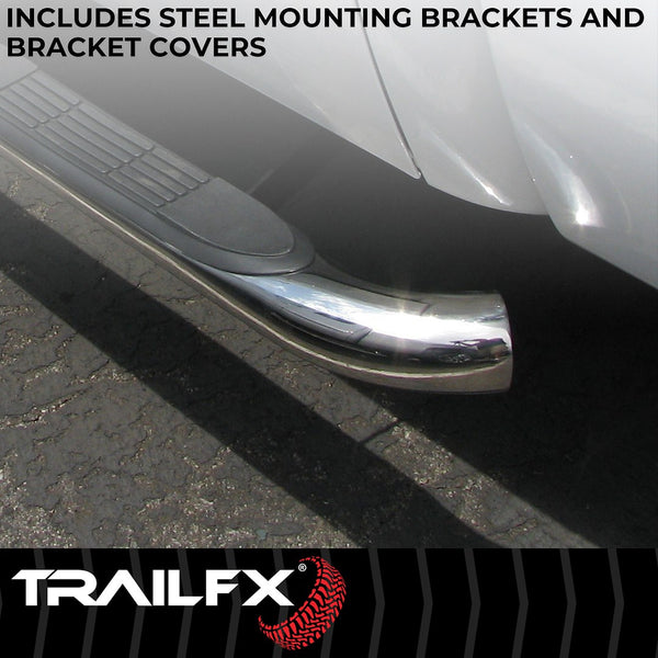 TrailFX Nerf Bar Round Tube Side Steps (MPN: A0023S)