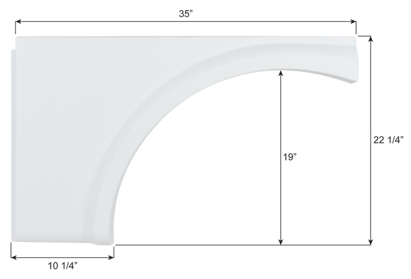 Icon Fender Skirt for Thor Avanti Models (MPN: 16770)